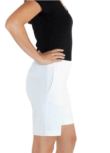 Mario Serrani Women's Italy Comfort Stretch Shorts with Tummy Control