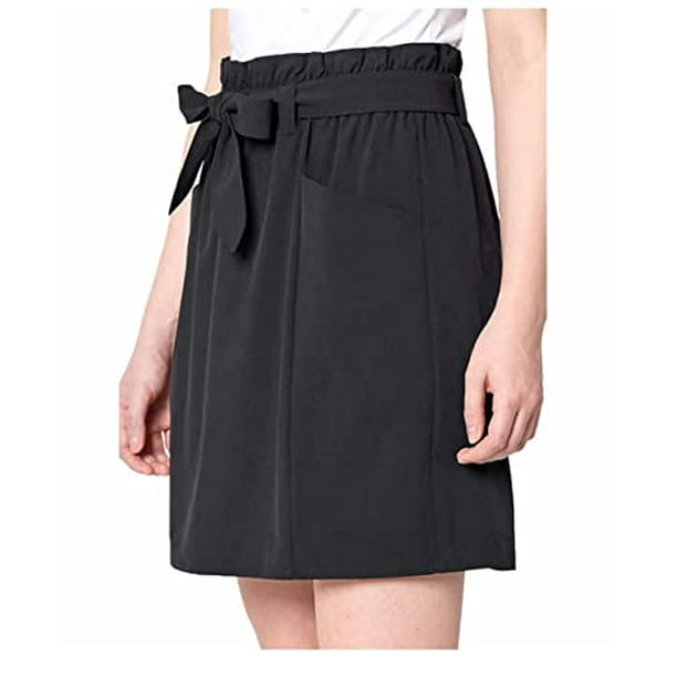 Mondetta Women's High Waisted Skirt in Stretch Woven Fabric - Flattering Silhouette
