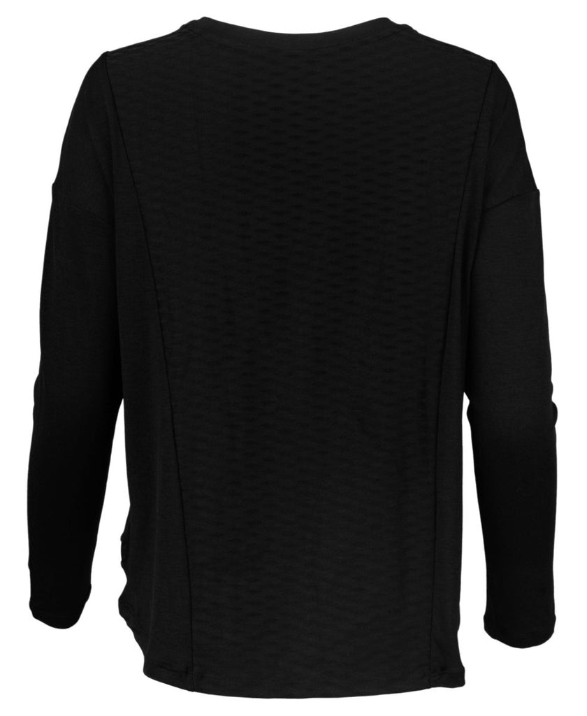 Mondetta Women's Relaxed Knit Drape Top