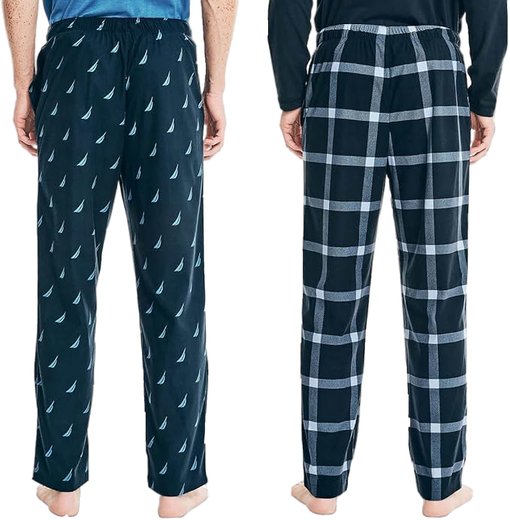 Nautica Men's Soft Fleece 2 Pack Pajama Pants Set