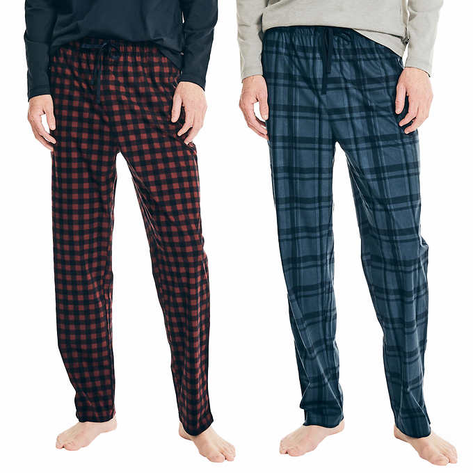 Nautica Men's Soft Fleece 2 Pack Pajama Pants Set