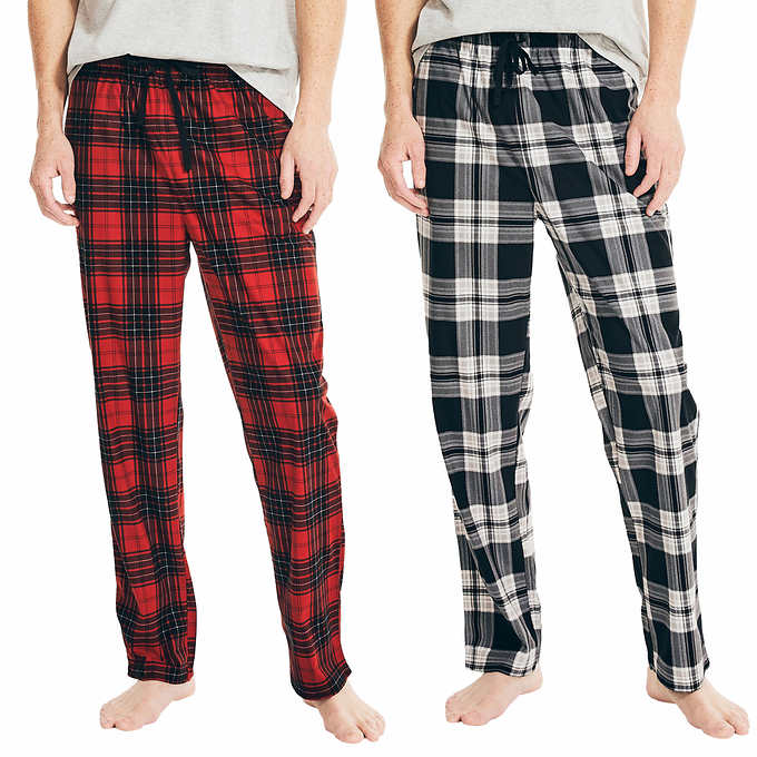 Nautica Men's Soft Fleece 2 Pack Pajama Pants Set
