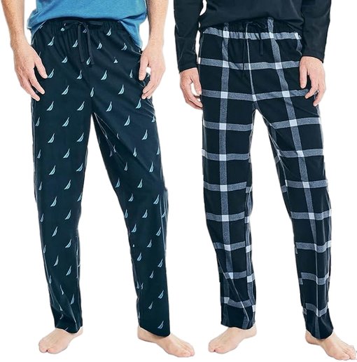 Nautica Men's Soft Fleece 2 Pack Pajama Pants Set