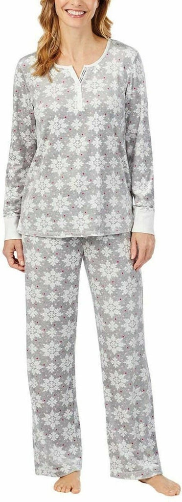 Nautica Women's 2 Piece Fleece Pajama Sleepwear Set