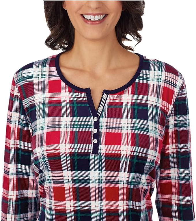 Nautica Women's 2 Piece Fleece Pajama Sleepwear Set