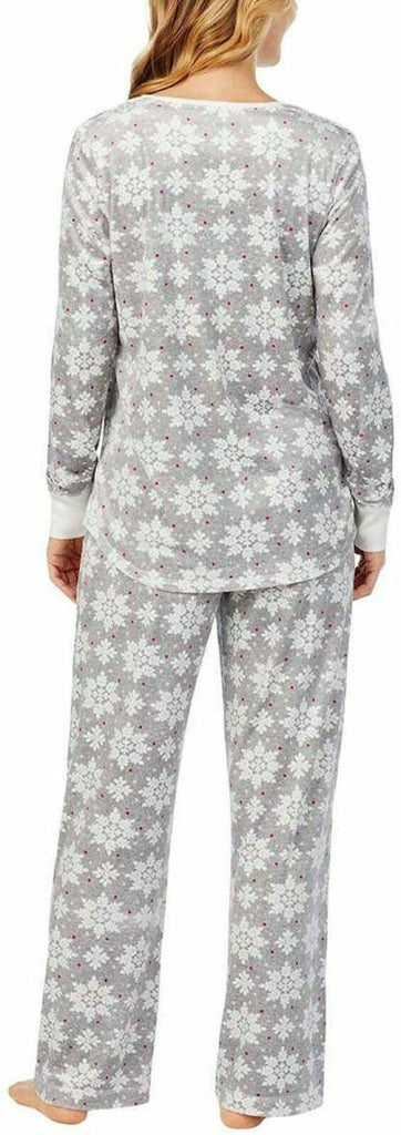 Nautica Women's 2 Piece Fleece Pajama Sleepwear Set
