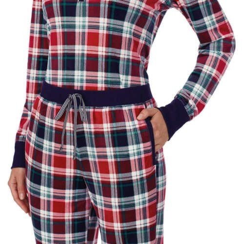 Nautica Women's 2 Piece Fleece Pajama Sleepwear Set
