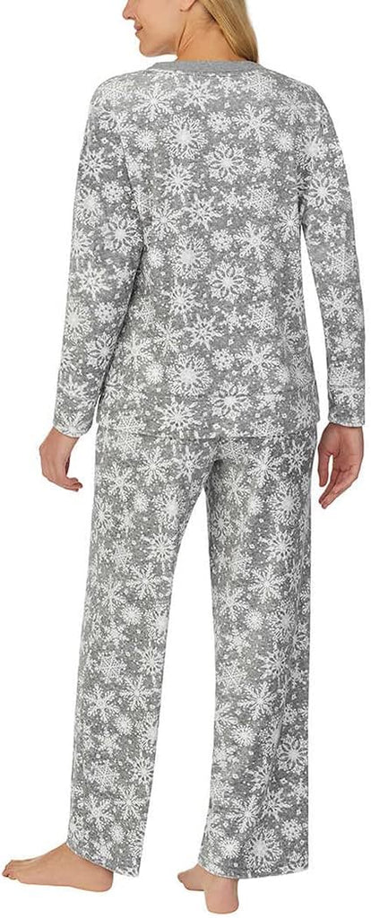 Nautica Women's 2 Piece Fleece Pajama Sleepwear Set