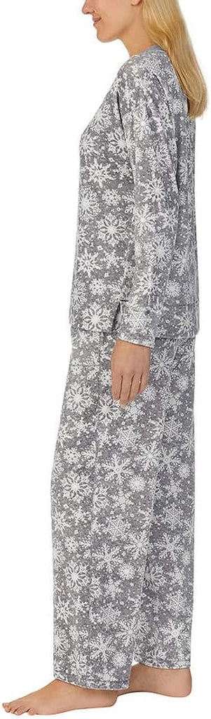 Nautica Women's 2 Piece Fleece Pajama Sleepwear Set