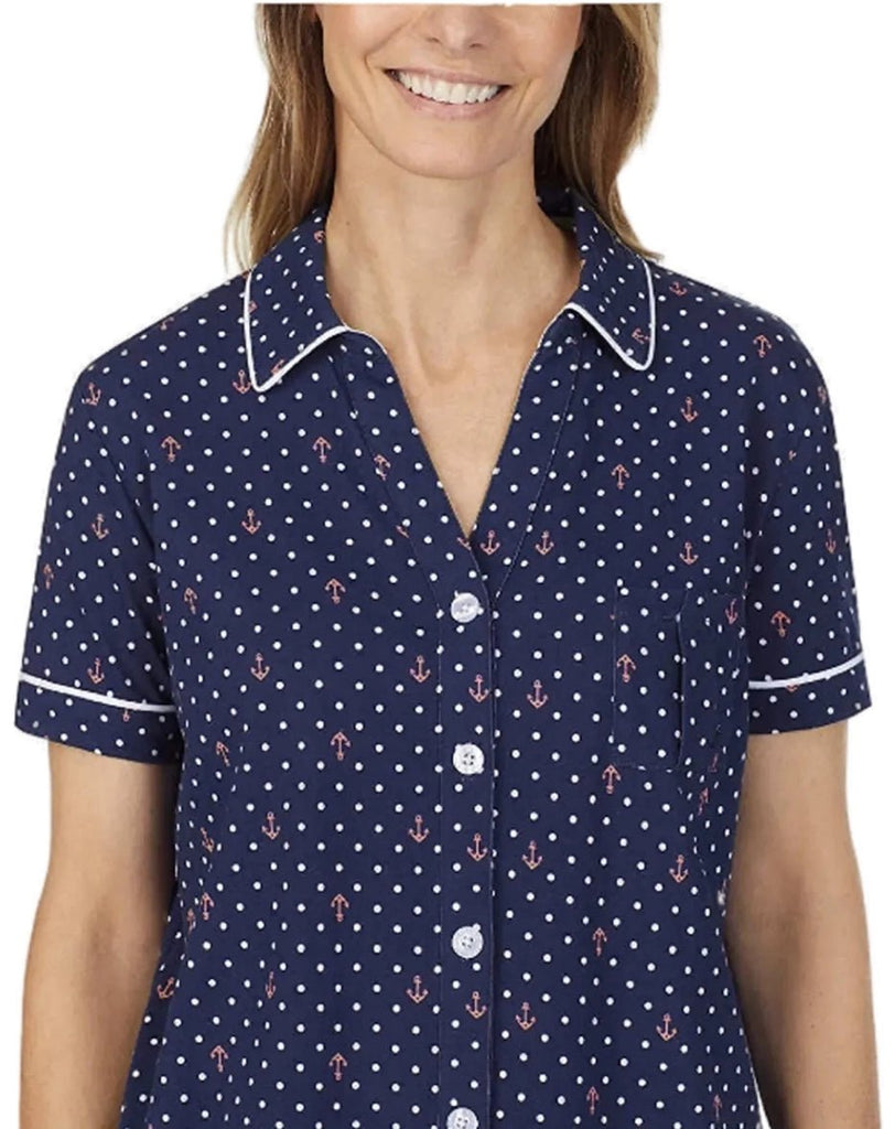 Nautica Women's 2 Piece Fleece Pajama Sleepwear Set