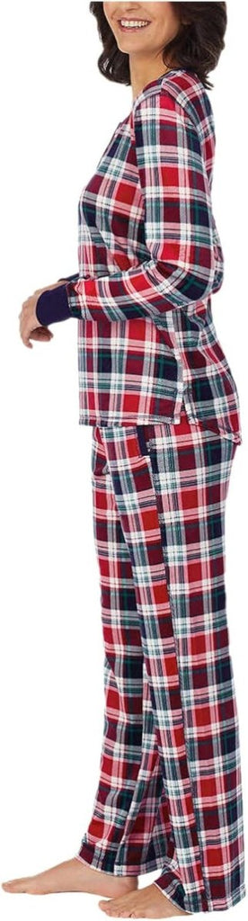 Nautica Women's 2 Piece Fleece Pajama Sleepwear Set