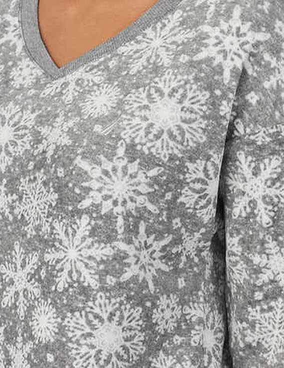 Nautica Women's 2 Piece Fleece Pajama Sleepwear Set