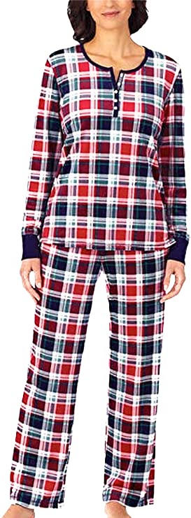 Nautica Women's 2 Piece Fleece Pajama Sleepwear Set