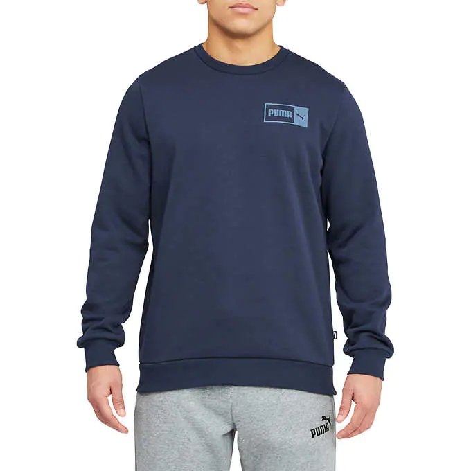 Puma Men's Fleece Crewneck Sweatshirt