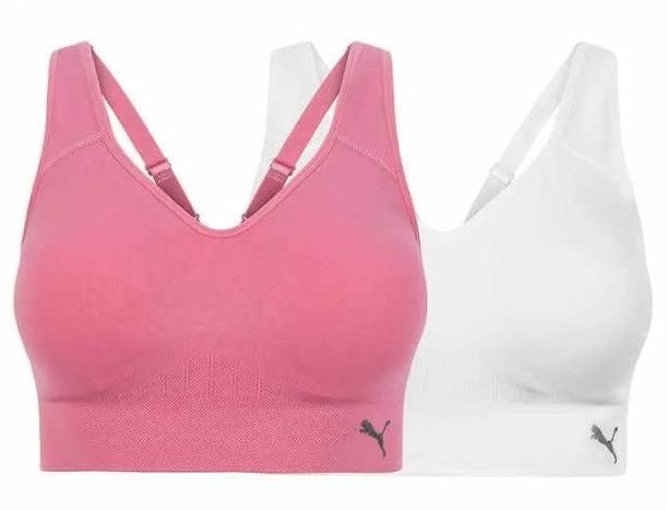 Puma Women's 2 Pack Seamless Sports Bra