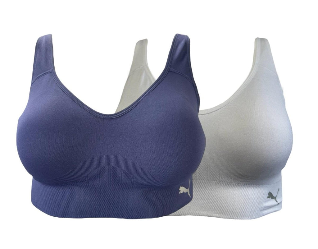 Puma Women's 2 Pack Seamless Sports Bra