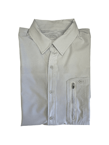 Gillz Men's Woven UPF 30+ Long Sleeve Stretch Button Up Shirts