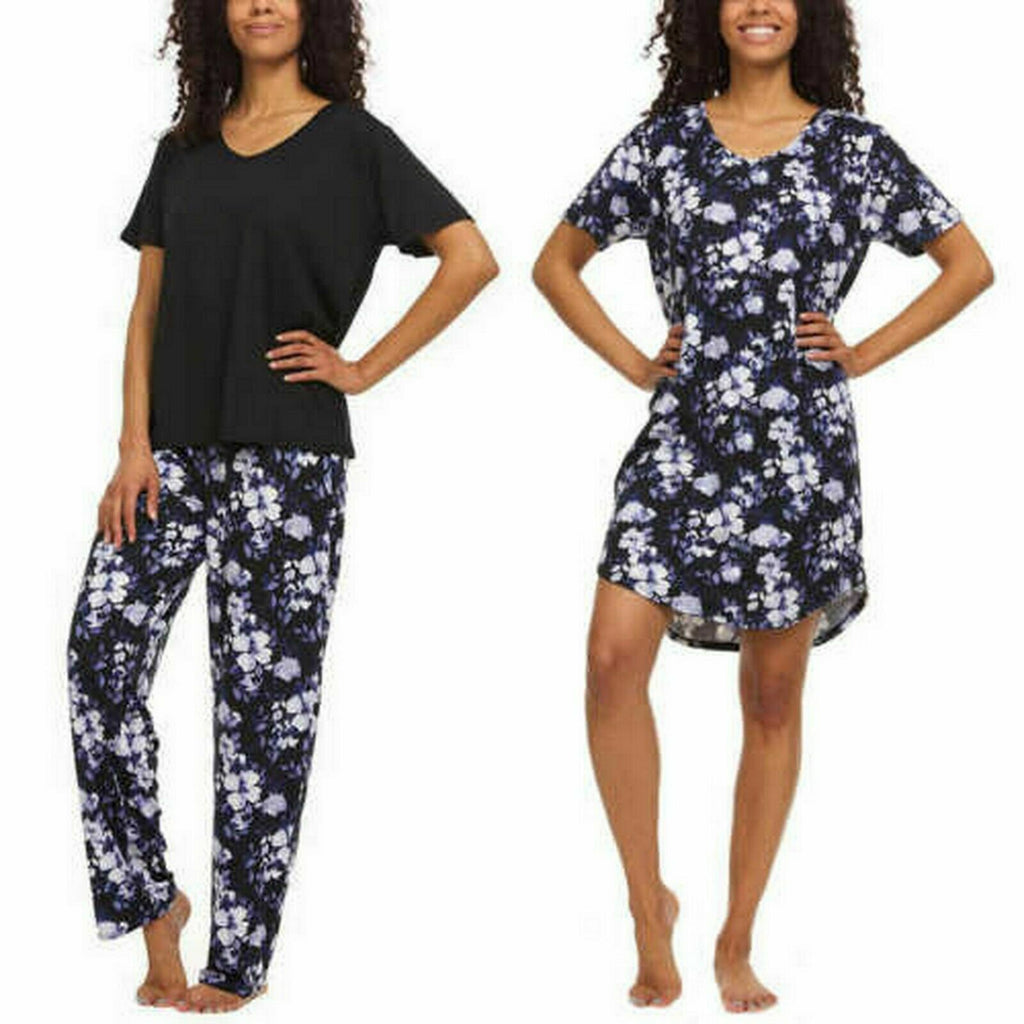 Flora Nikrooz Women's 3 Piece Sleepwear Set