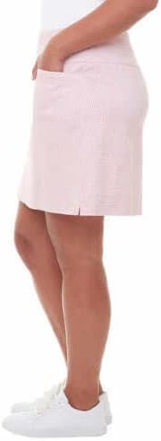 S.C.&CO. Women's Comfortable Stretch Double Wraparound Skort