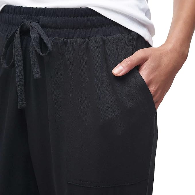 Splendid Women's Elastic Waist Drawstring Front Pocket Jogger Pants