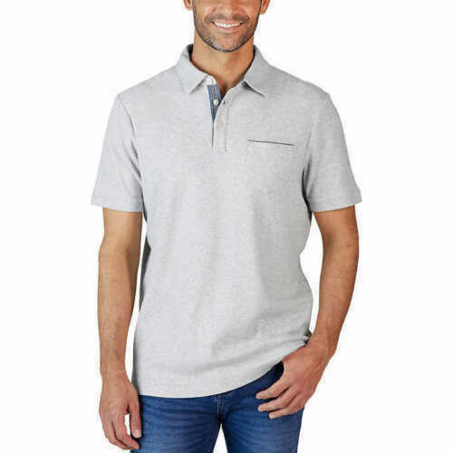Tahari Men's Super Soft 4-Way Stretch Polo Shirt