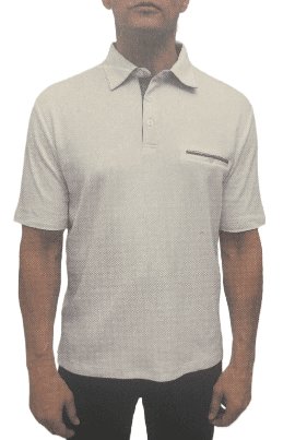 Thomas Dean Men's Short Sleeve Cotton Knit Polo Shirts