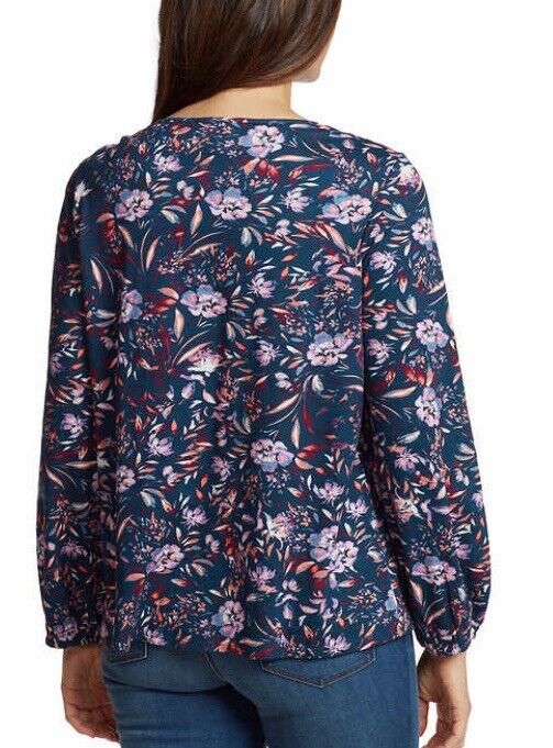 Vintage America Women's Printed Blouse Top