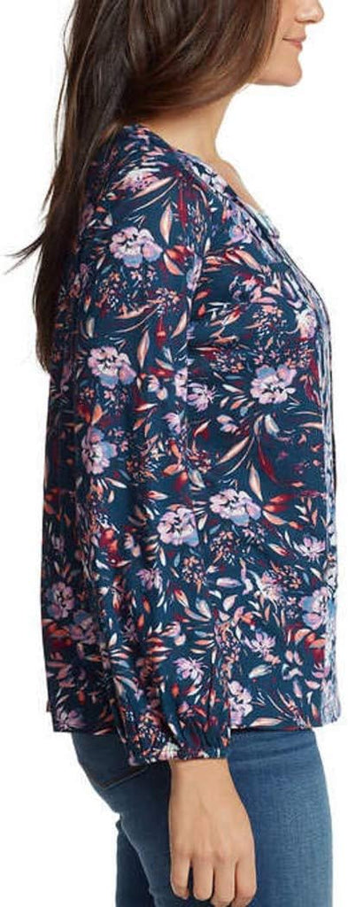 Vintage America Women's Printed Blouse Top