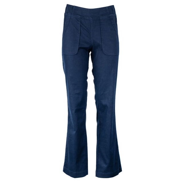 Wahine Blue Women's Pull-on Stretch Band Pants - TopDeals.one