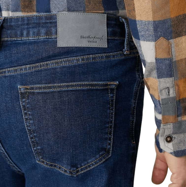 Weatherproof Vintage Men's Stretch Relaxed Fit Jeans