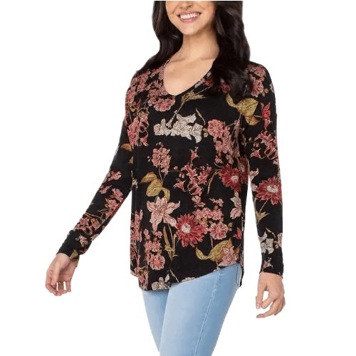 Well Worn Women's V-Neck Top