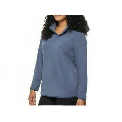32 Degrees Women's Button Snap Fleece Pullover - Cozy Winter Fashion