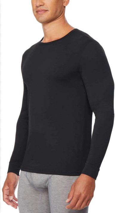 32 Degrees Heat Men's Long Sleeve Crew Neck Tee, 2-Pack