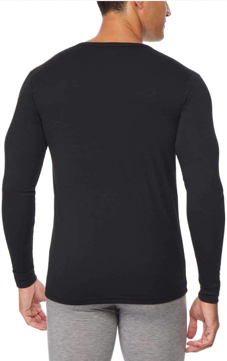 32 Degrees Heat Men's Long Sleeve Crew Neck Tee, 2-Pack