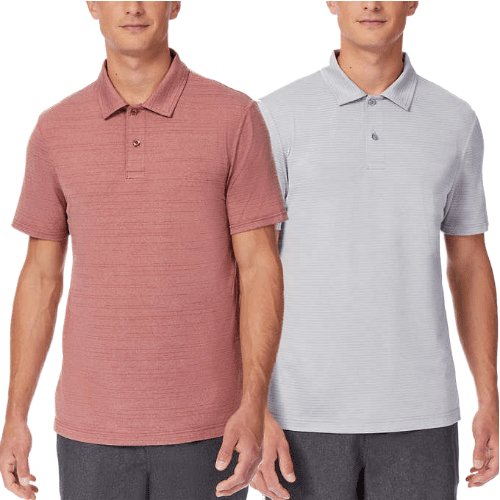 Looking for the perfect addition to your wardrobe? Look no further than 32 Degrees Men's 2 Pack Polo