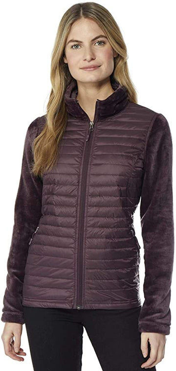 32 Degrees Women's Mixed Media Lux Ultra Down Jacket