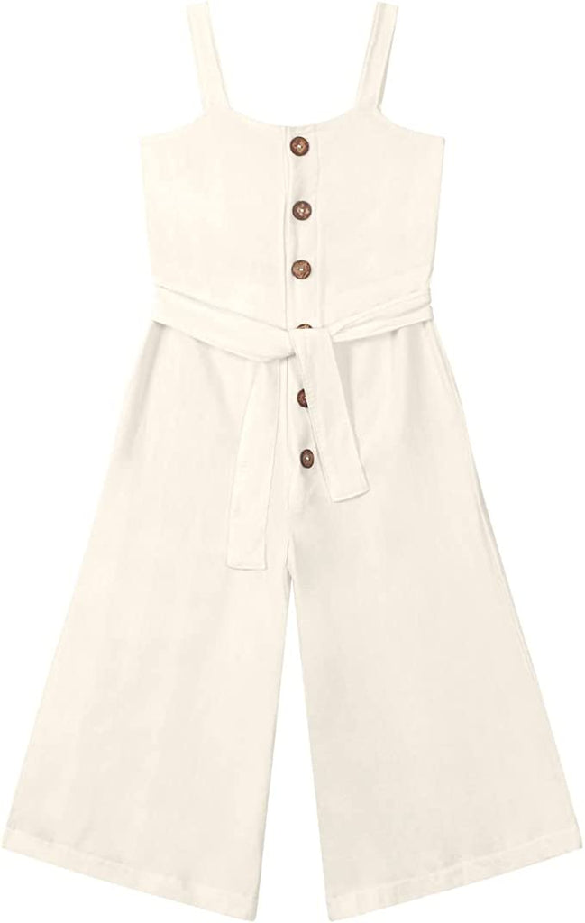 Endless Collection Women's Belted Wide Leg Jumpsuit