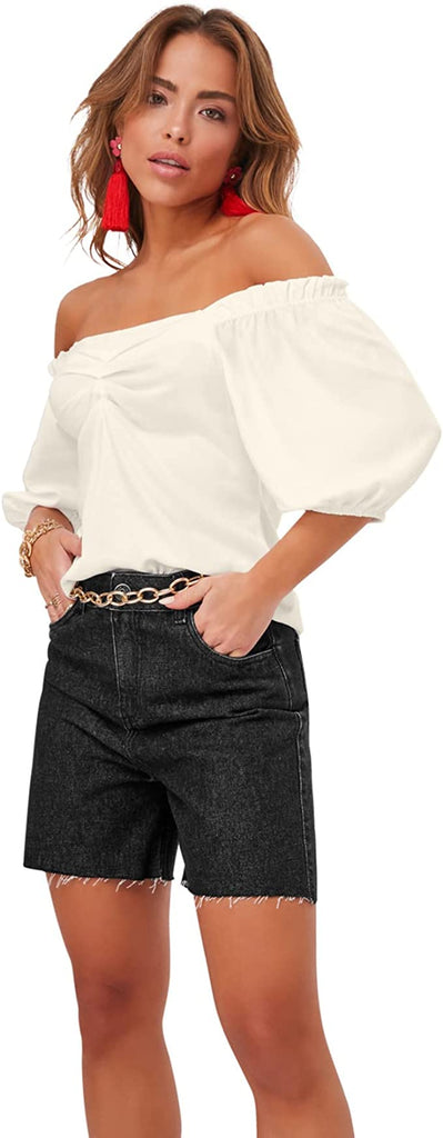  Endless Collection Women's Gypsy Blouse - Boho Chic Fashion, Vibrant Prints, Flowing Silhouettes, Feminine Embellishments