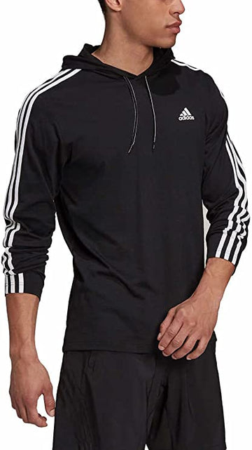 Adidas Mens Lightweight Pullover Hoodie T-Shirt