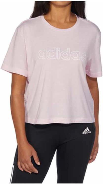 Adidas Women's Primegreen Aeroready Logo Crop Tee - Sustainable Athletic Wear