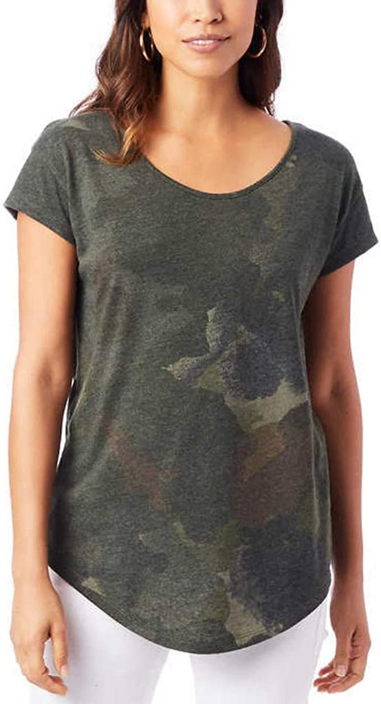 Eco-Chic Women's Short-Sleeve Tee: Organic & Recycled Blend