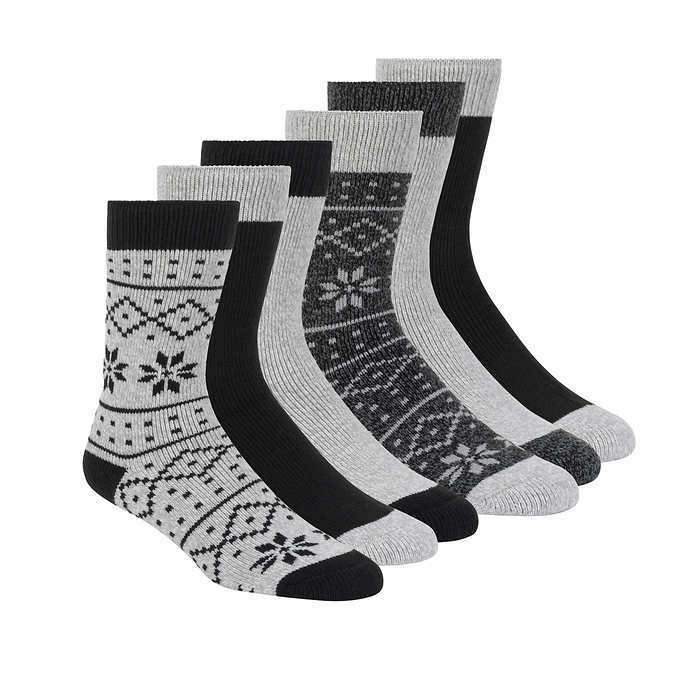 Avalanche Women's Thermal Crew Socks - 6 Pair Set