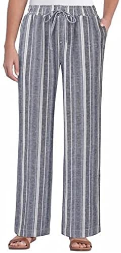 Briggs Women's Linen Blend Pull-On Pants - Soft & Breathable Cropped Trousers for Casual Chic Style | Shop Now