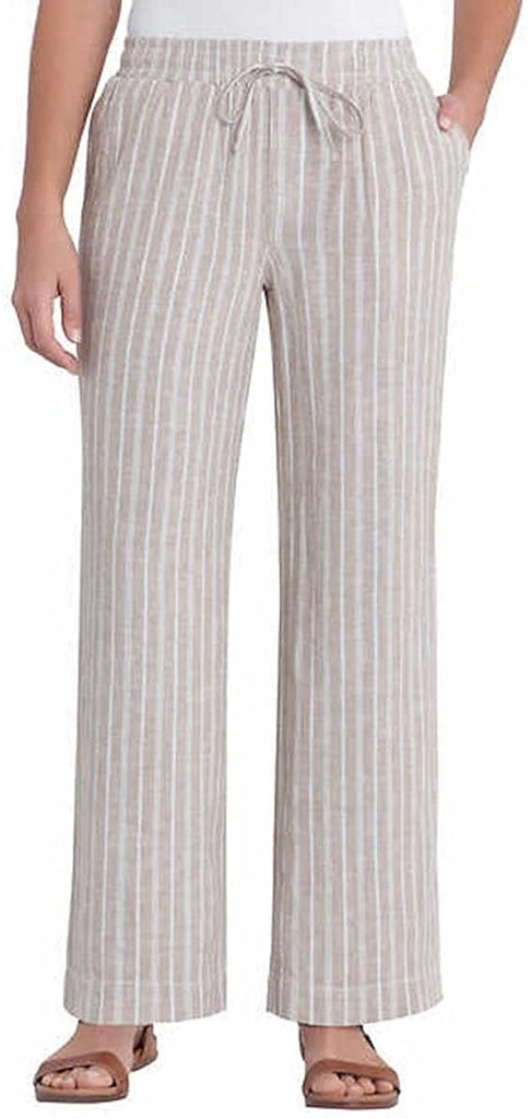 Briggs Women's Linen Blend Pull-On Pants - Soft & Breathable Cropped Trousers for Casual Chic Style | Shop Now