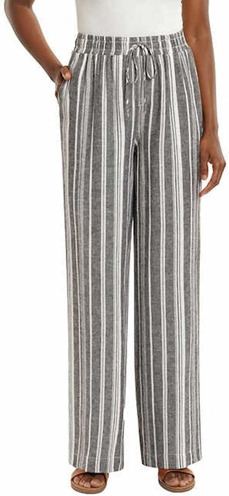 Briggs Women's Linen Blend Pull-On Pants - Soft & Breathable Cropped Trousers for Casual Chic Style | Shop Now