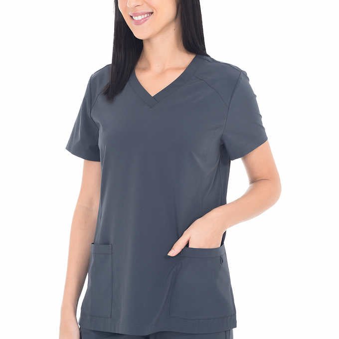 BT Supply Co Women's V-Neck Scrub Tops - Professional Workwear