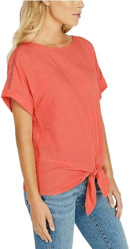 Buffalo David Bitton Women's Blouse - Tie Front Design