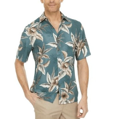 Burma Bibas Men's Short Sleeve Woven Shirt