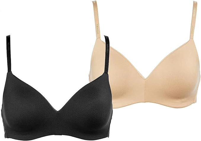 Calvin Klein 2-Pack Lightly Lined Wire free Bra