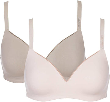 Calvin Klein 2-Pack Lightly Lined Wire free Bra